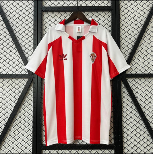Maillot football Sporting Gijon domicile 1986/87