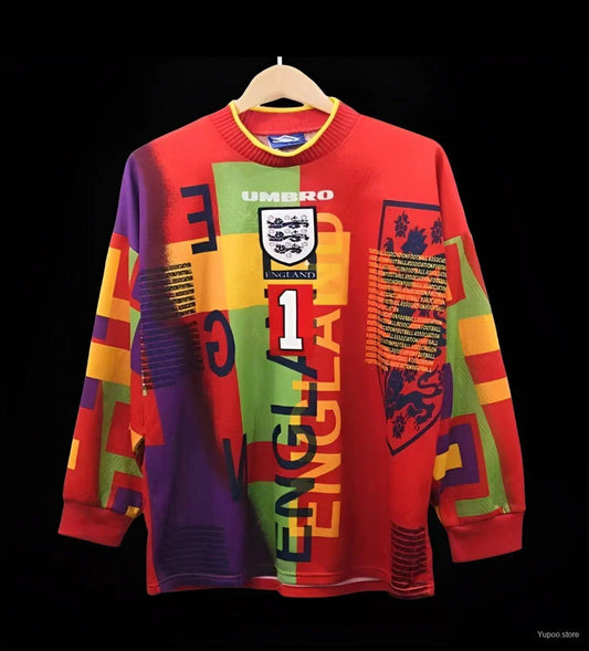 Maillot Angleterre/England Gardien Goalkeeper 1996