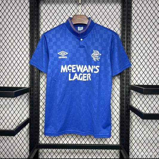 Maillot football Glasgow Rangers domicile 1987/1990