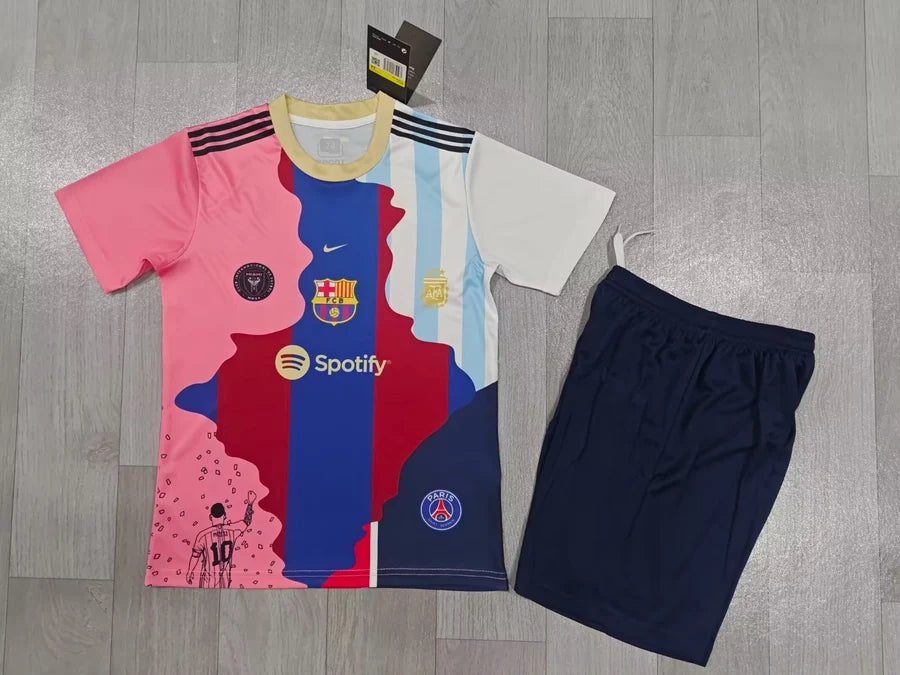 Kit football FC Barcelone Barcelona Version Spéciale 2025/26 MESSI #10