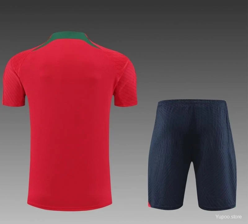 Kit Portugal training rouge/noir 2022/23