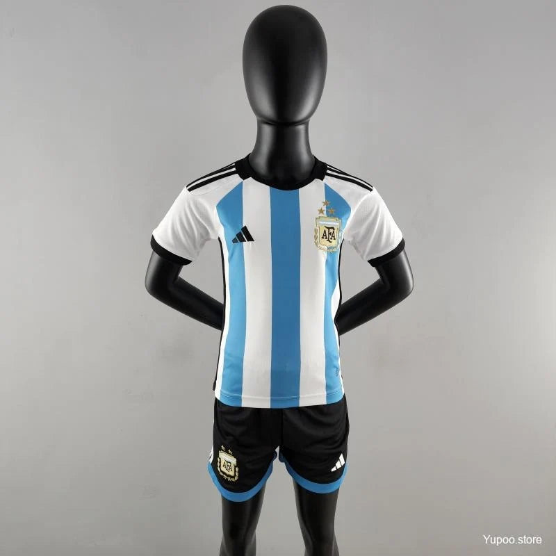 Kit Argentine/Argentina domicile Champion du monde 2022