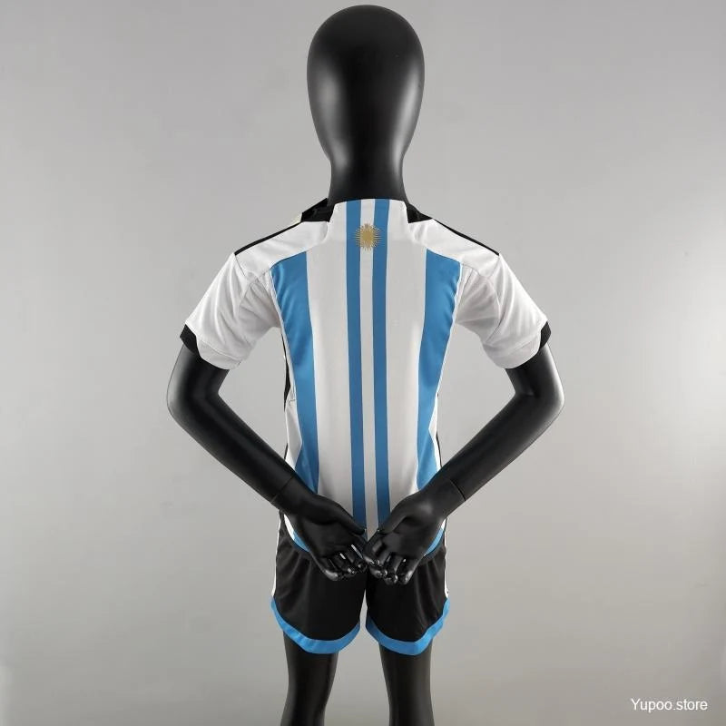 Kit Argentine/Argentina domicile Champion du monde 2022