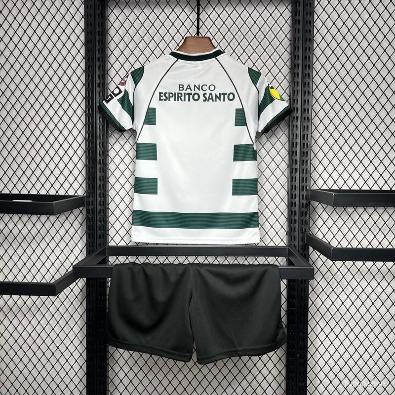 Kit ensemble football Sporting Lisbon Lisbonne domicile 2001/03