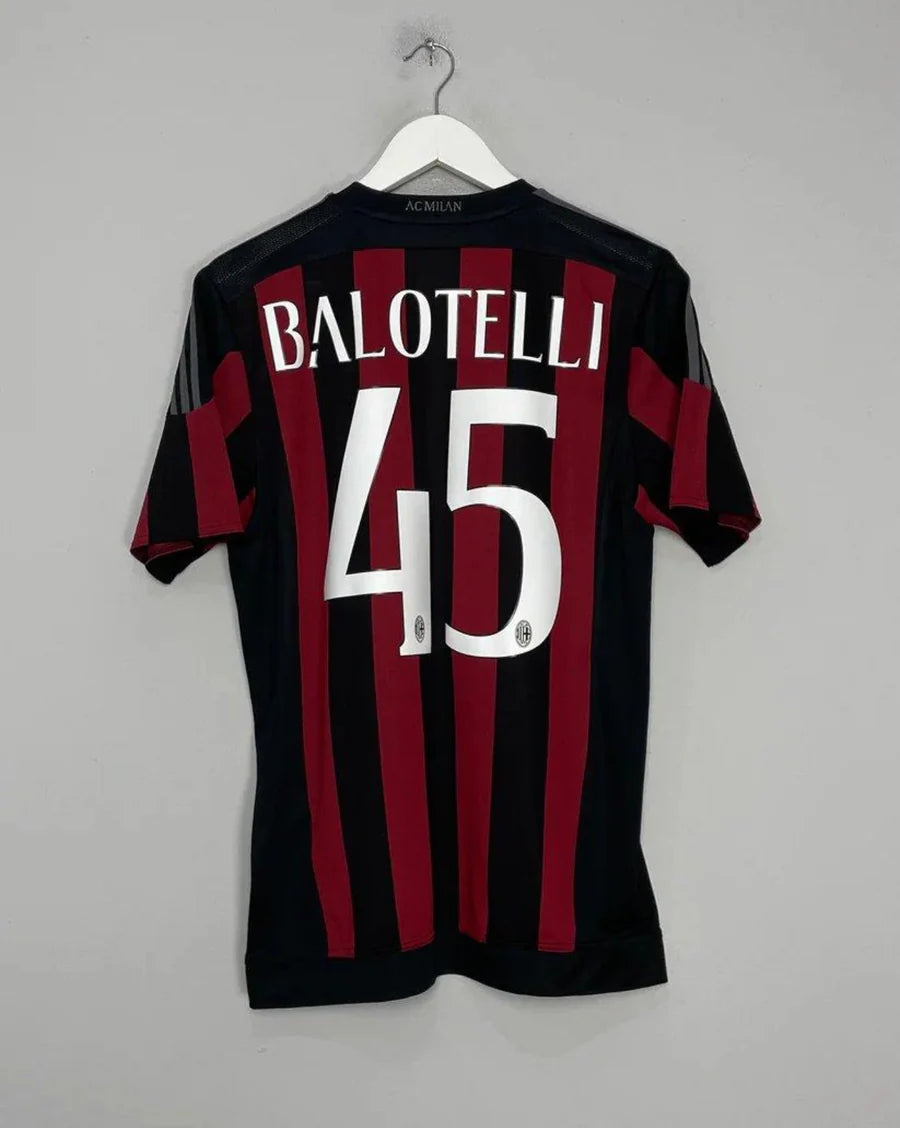 Maillot football Milan AC domicile 2015/16 BALOTELLI #45