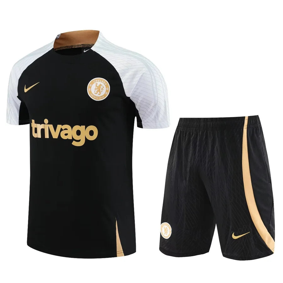 Kit Chelsea training noir/blanc 2023/24