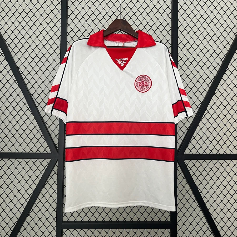 Maillot football Danemark Denmark domicile 1988