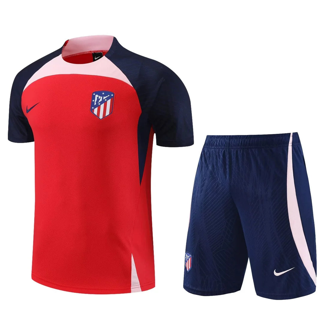 Kit Atletico Madrid training rouge/bleu 2023/24