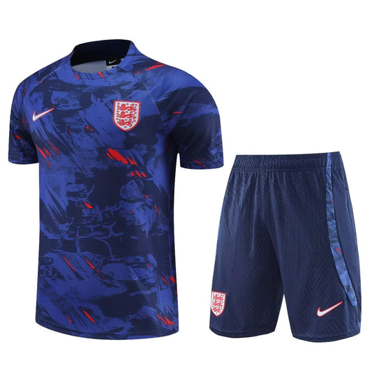 Kit ensemble football Angleterre/Englang training bleu 2023/24