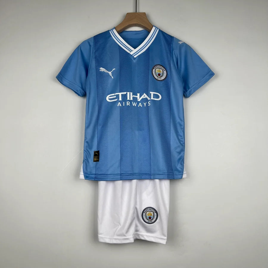 Kit ensemble football Manchester City domicile 2023/24