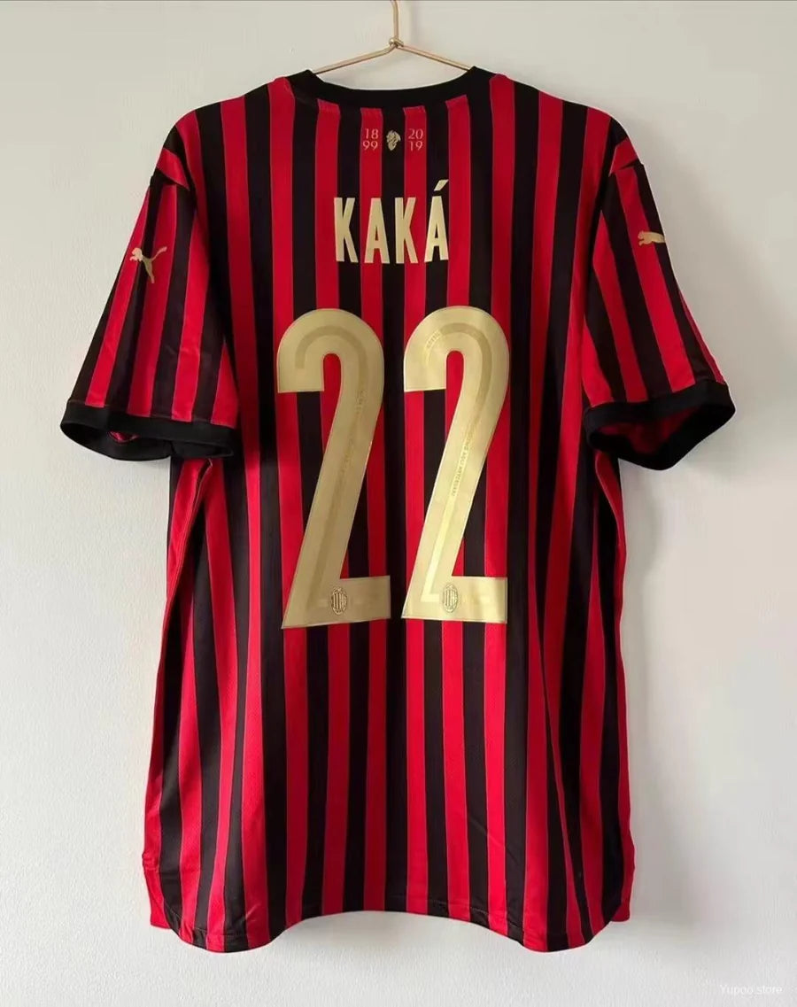 Maillot football Milan AC domicile 2019/20 120e anniversaire KAKÁ #8