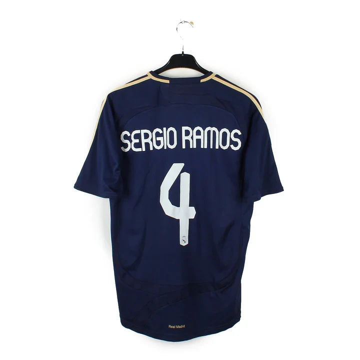 Maillot football Real Madrid extérieur 2007/08 SERGIO RAMOS #4