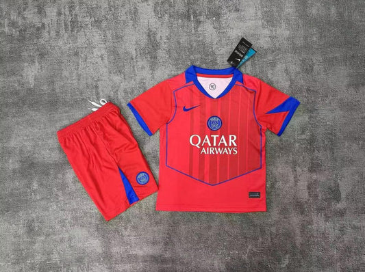 Kit ensemble football PSG Paris 3e third rouge 2025/26