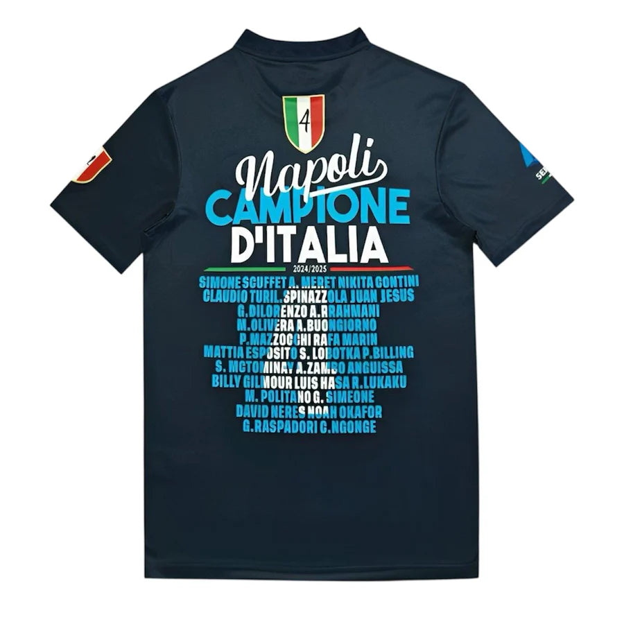 Maillot T-Shirt football Naples Napoli AGAIN Champion 2024/25