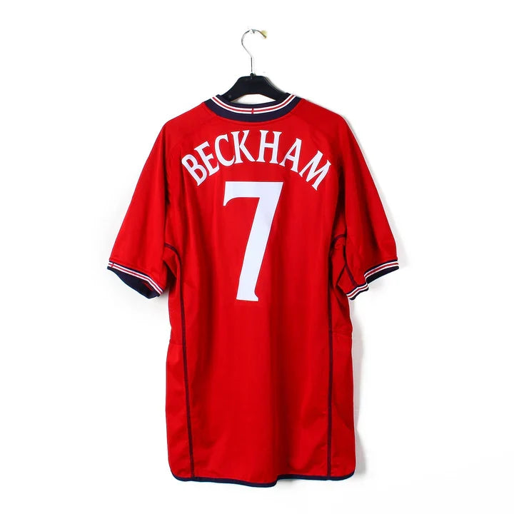 Maillot football Angleterre/England extérieur 2002/04 BECKHAM #7