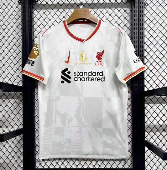 Maillot football Liverpool blanc 2024/25 CHAMPIONS #20
