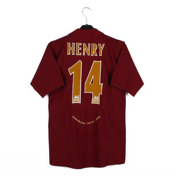 Maillot football Arsenal domicile 2005/06 HENRY #14