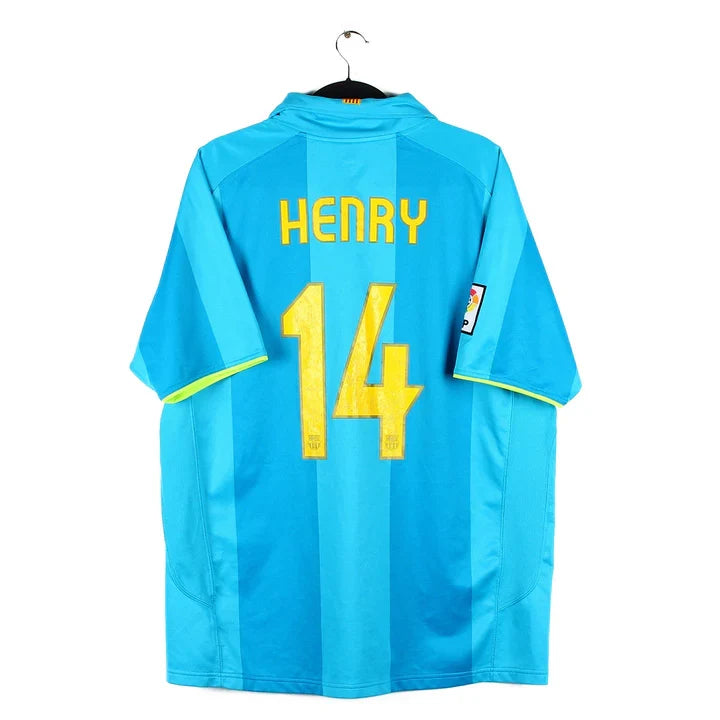 Maillot football FC Barcelone Barcelona extérieur 2007/08 HENRY #14