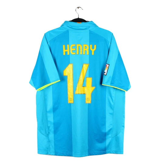 Maillot football FC Barcelone Barcelona extérieur 2007/08 HENRY #14