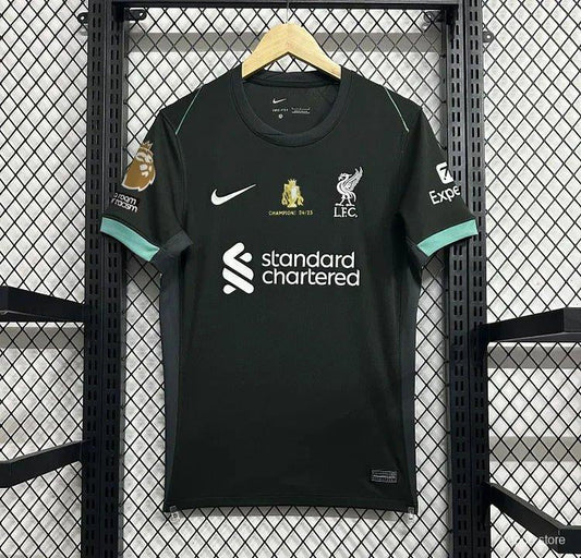 Maillot football Liverpool noir CHAMPIONS 2024/25