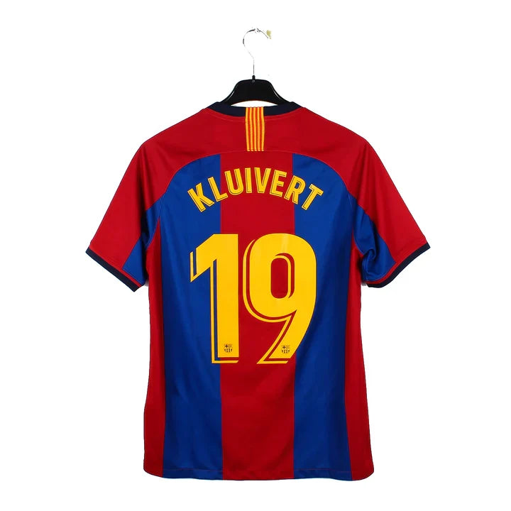 Maillot football FC Barcelone Barcelona domicile 1998/99 KLUIVERT #19