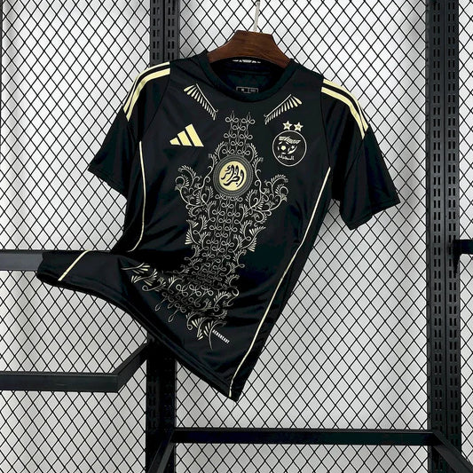Maillot football Algérie / Algeria noir الجزائر 2025/26