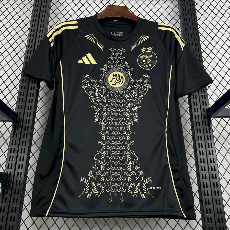 Maillot football Algérie / Algeria noir الجزائر 2025/26