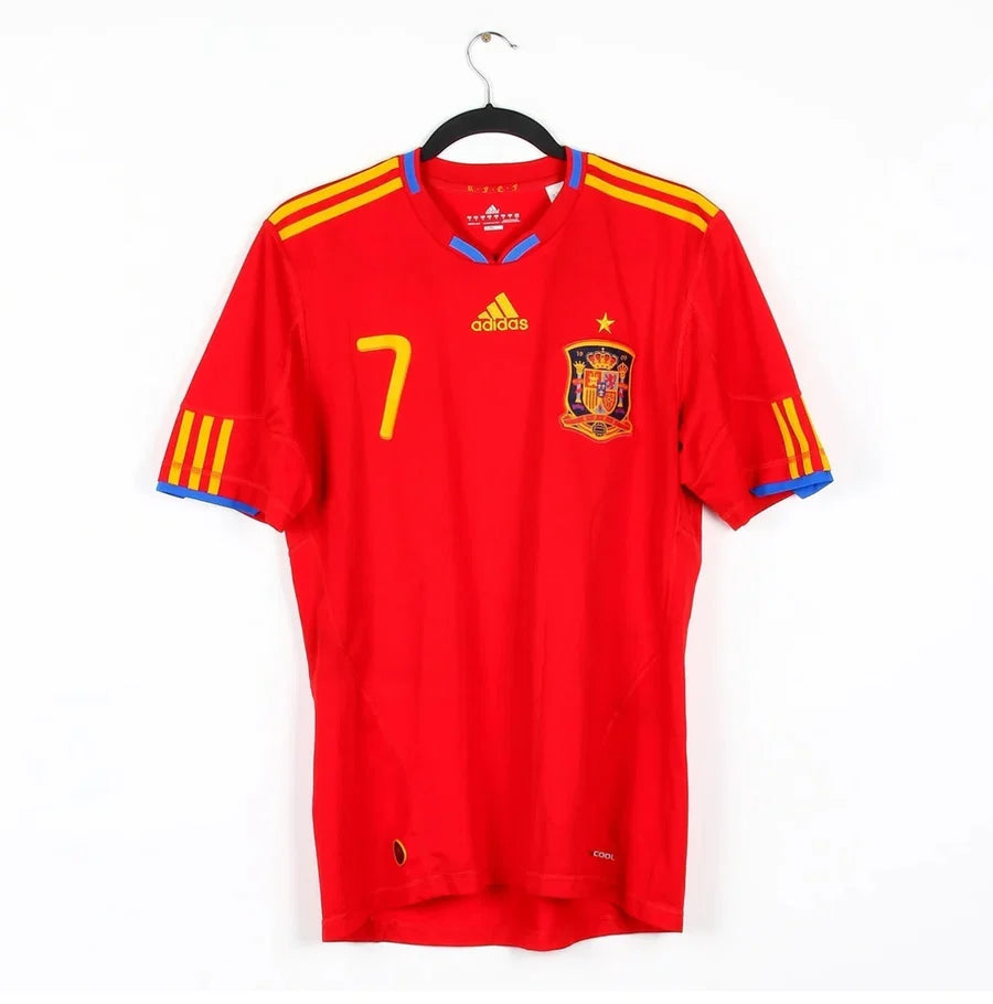 Maillot football Espagne Spain domicile 2009/10 DAVID VILLA #7
