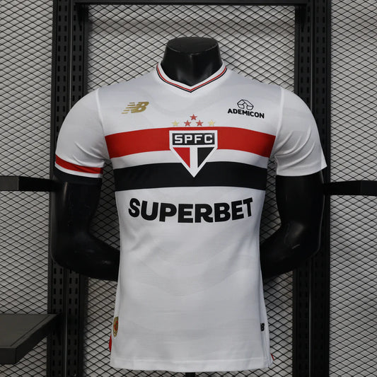 Maillot football Sao Paulo domicile Player Version 2025/26