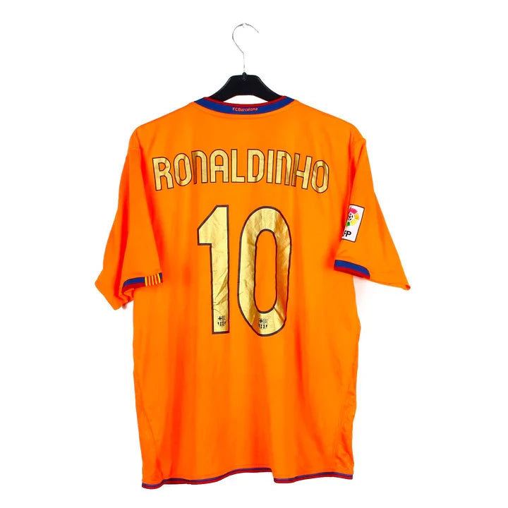 Maillot football FC Barcelone Barcelona extérieur 2006/08 RONALDHINO #10