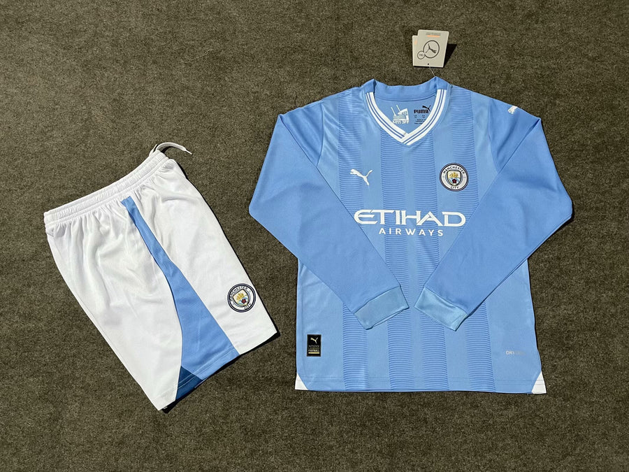 Kit Manchester City manche longue domicile 2023/24