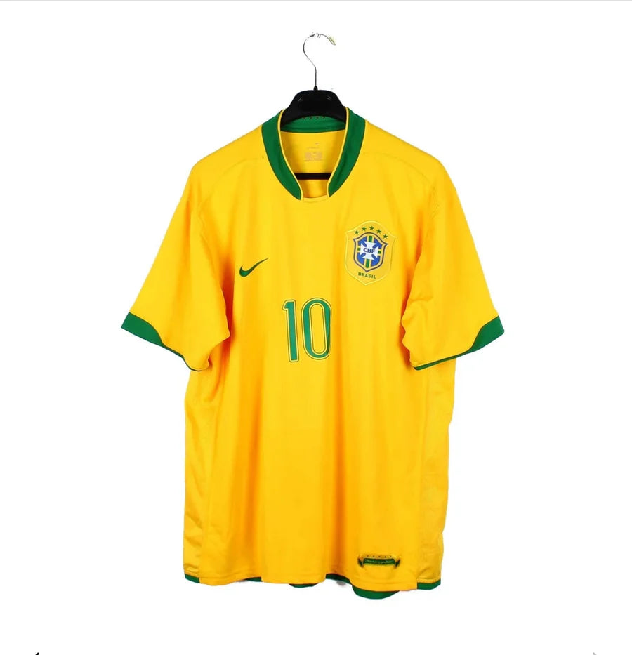Maillot football Brésil Brazil domicile 2006/08 RONALDINHO #10