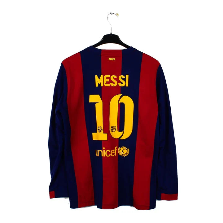 Maillot football FC Barcelone Barcelona domicile LS 2014/15 MESSI #10