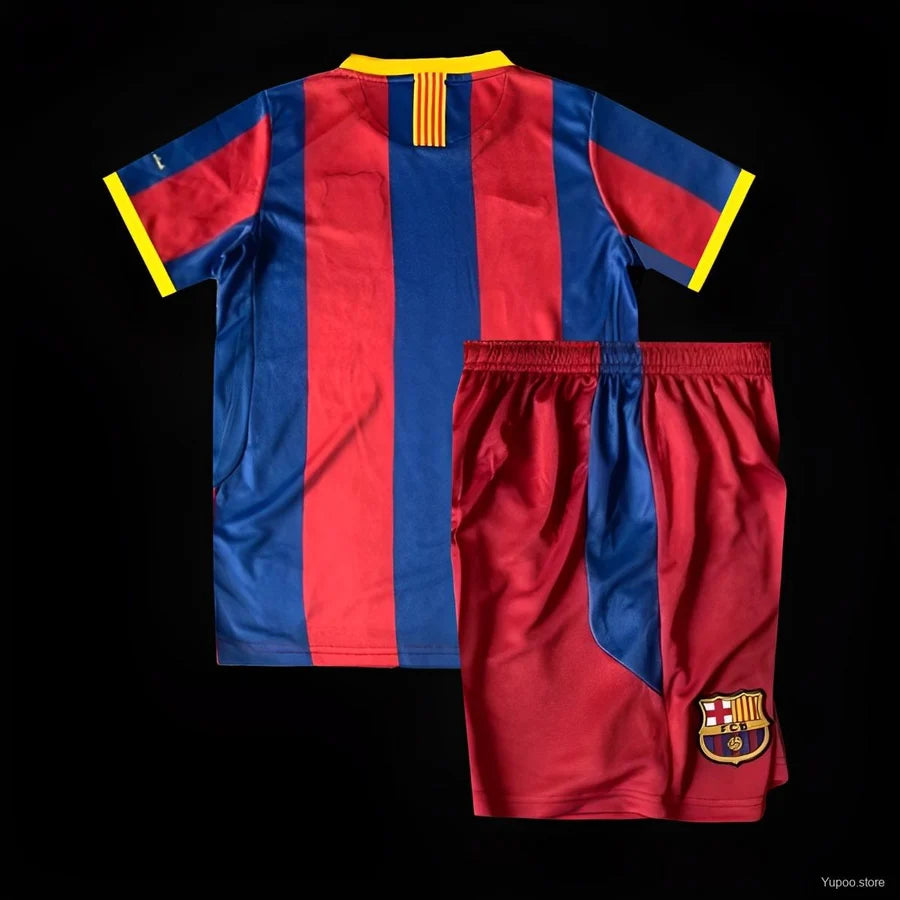 Kit enfant/adulte FC Barcelone/Barcelona domicile 2010/11