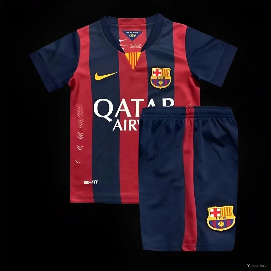 Kit enfant/adulte FC Barcelone/Barcelona domicile 2014/15