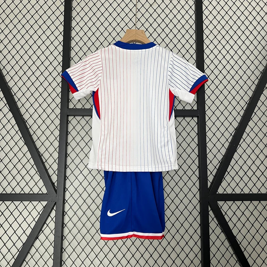 Kit ensemble football France extérieur adulte/enfant 2024/25