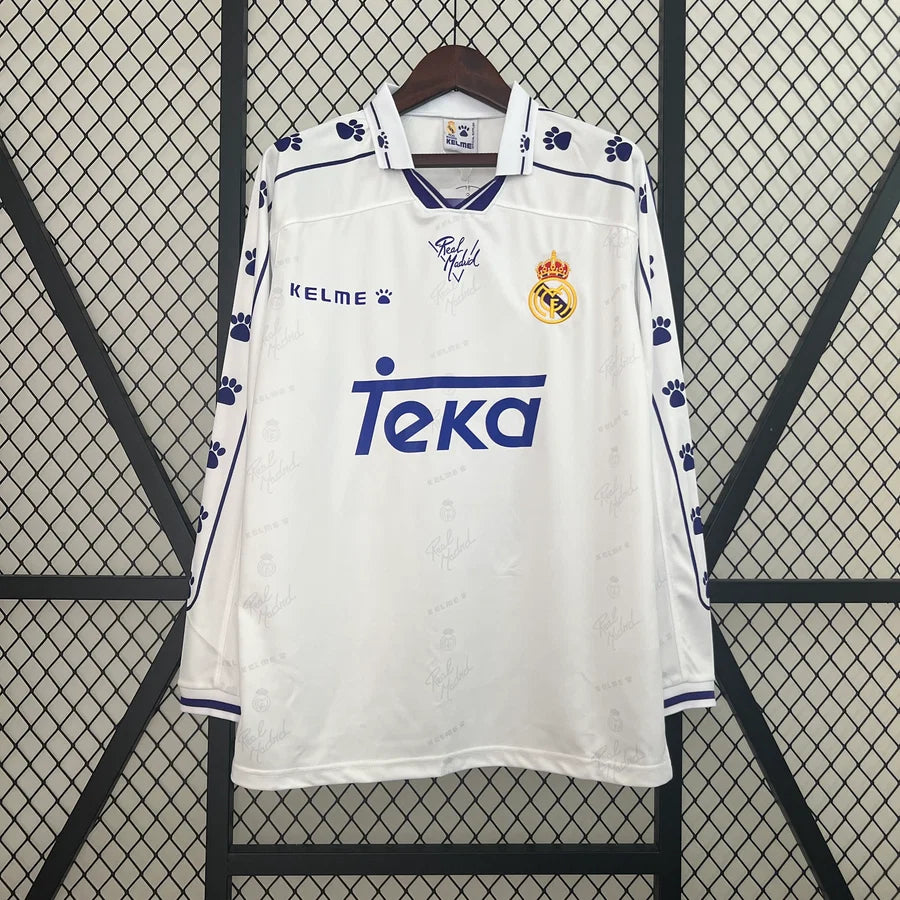 Maillot football Real Madrid domicile manches longues LS 1994/96