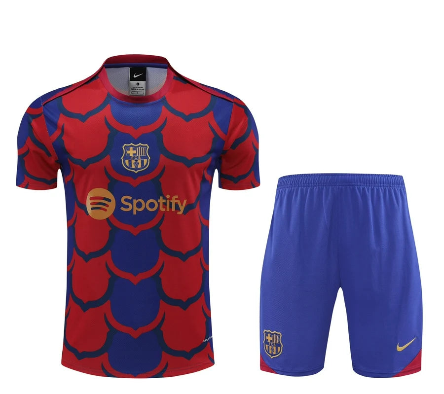 Kit ensemble football FC Barcelone Barcelona training 2024/25