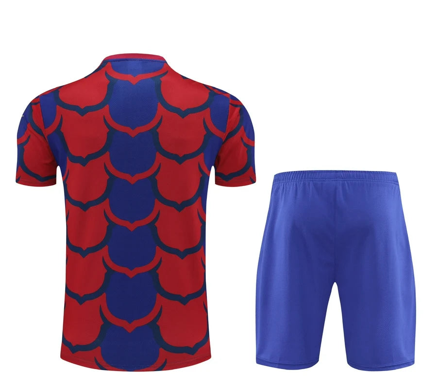 Kit ensemble football FC Barcelone Barcelona training 2024/25