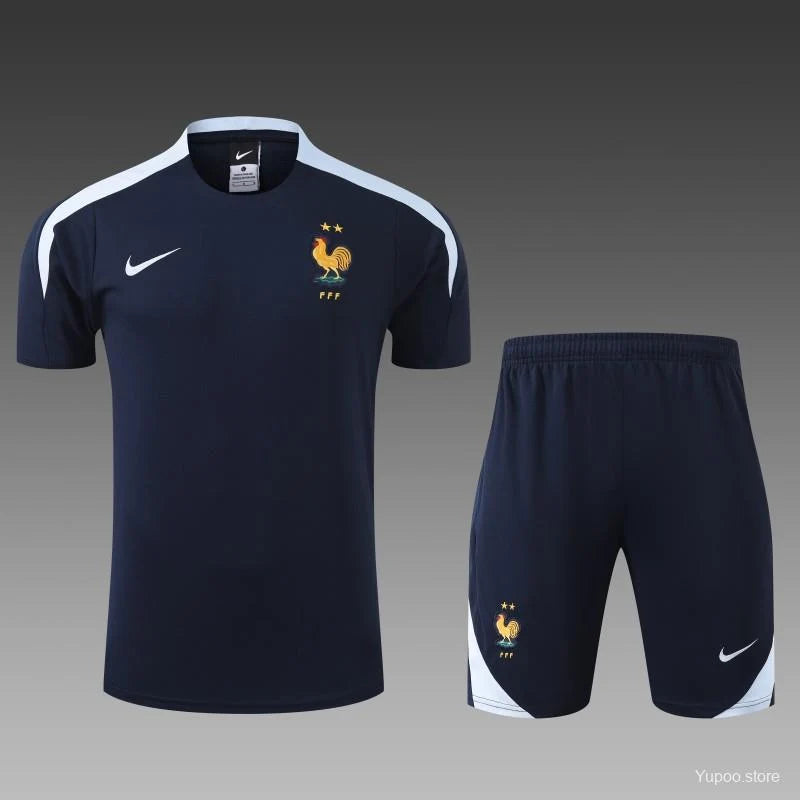 Kit ensemble football France bleu adulte/enfant 2024/25