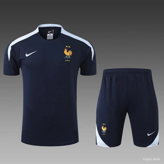 Kit ensemble football France bleu adulte/enfant 2024/25