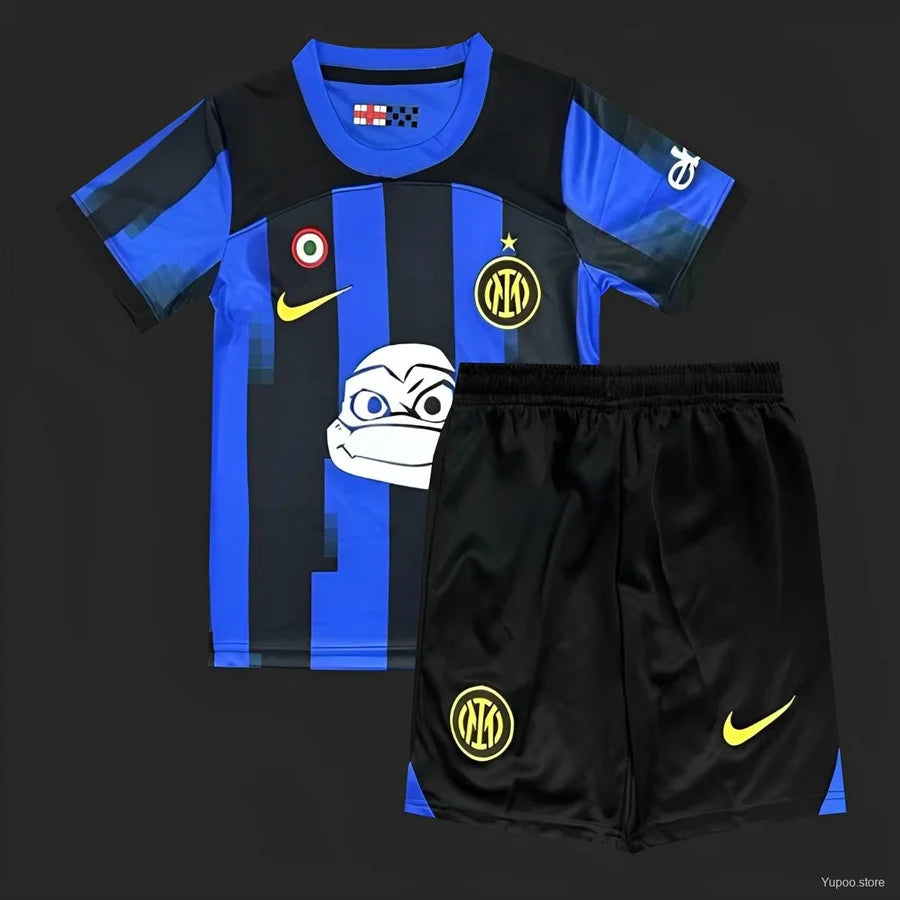 Kit ensemble football Inter milan domicile Tortue Ninja Turtles 2023/24