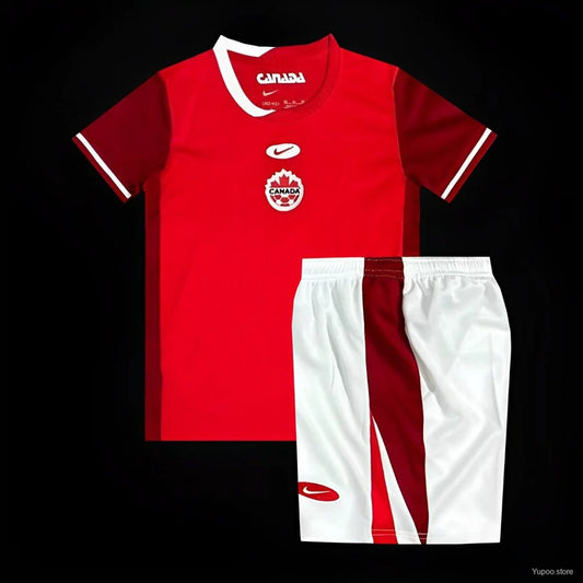 Kit ensemble football Canada domicile adulte/enfant 2024/25