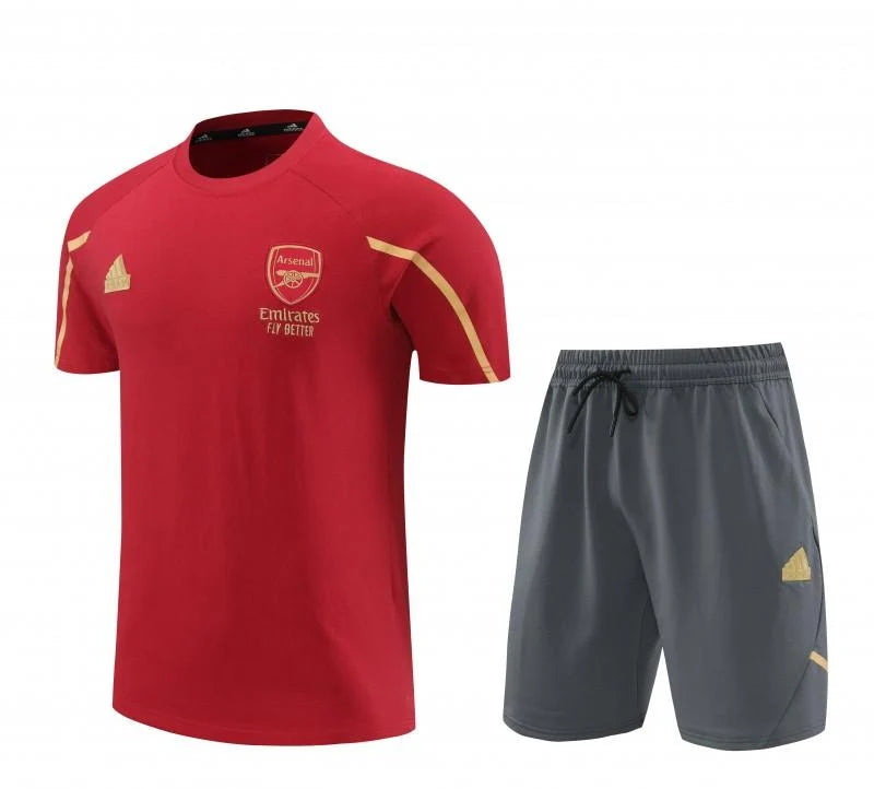 Kit ensemble football Arsenal training rouge 2023/24
