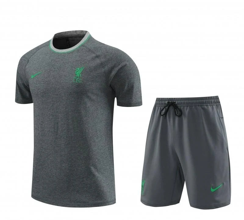 Kit ensemble football Liverpool training Gris 2023/24