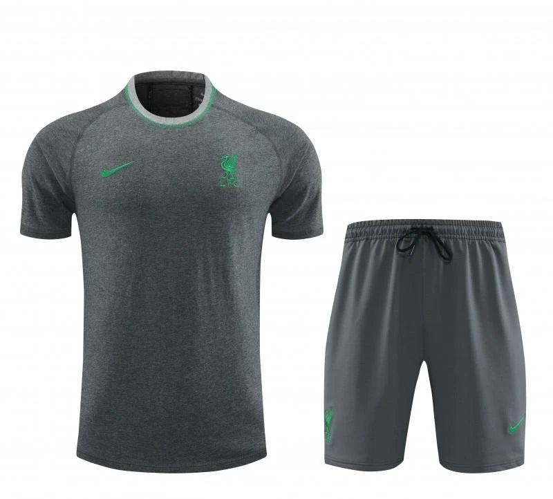 Kit ensemble football Liverpool training Gris 2023/24