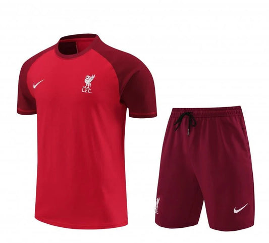 Kit ensemble football Liverpool training Rouge 2023/24