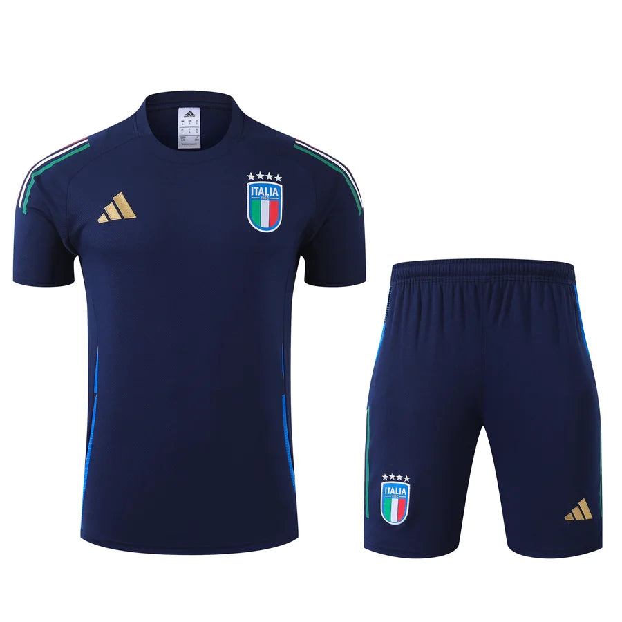 Kit ensemble football Italie/Italy training bleu 2023/24
