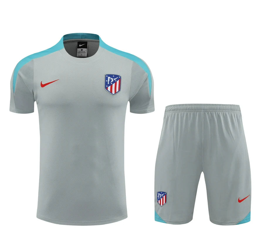 Kit ensemble football Atletico Madrid training bleu 2024/25