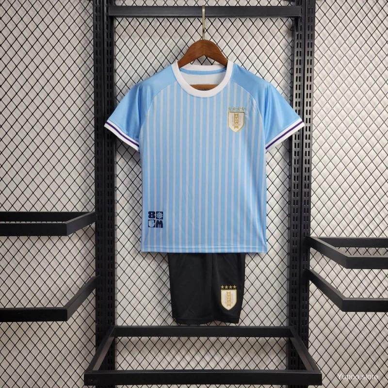Kit ensemble football Uruguay domicile adulte/enfant 2024/25